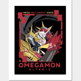 digimon omnimon alter s Posters and Art